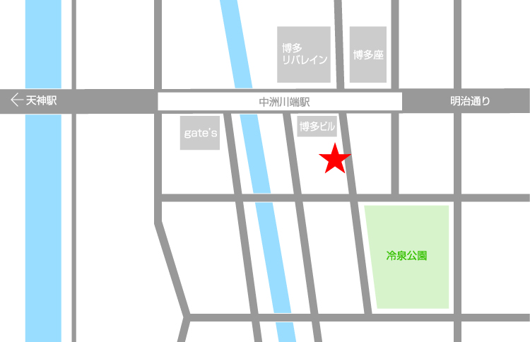 アクセスマップ-福岡支店
